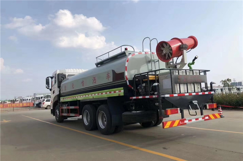 東風(fēng)天龍后八輪20噸噴霧車，國六綠化噴灑車